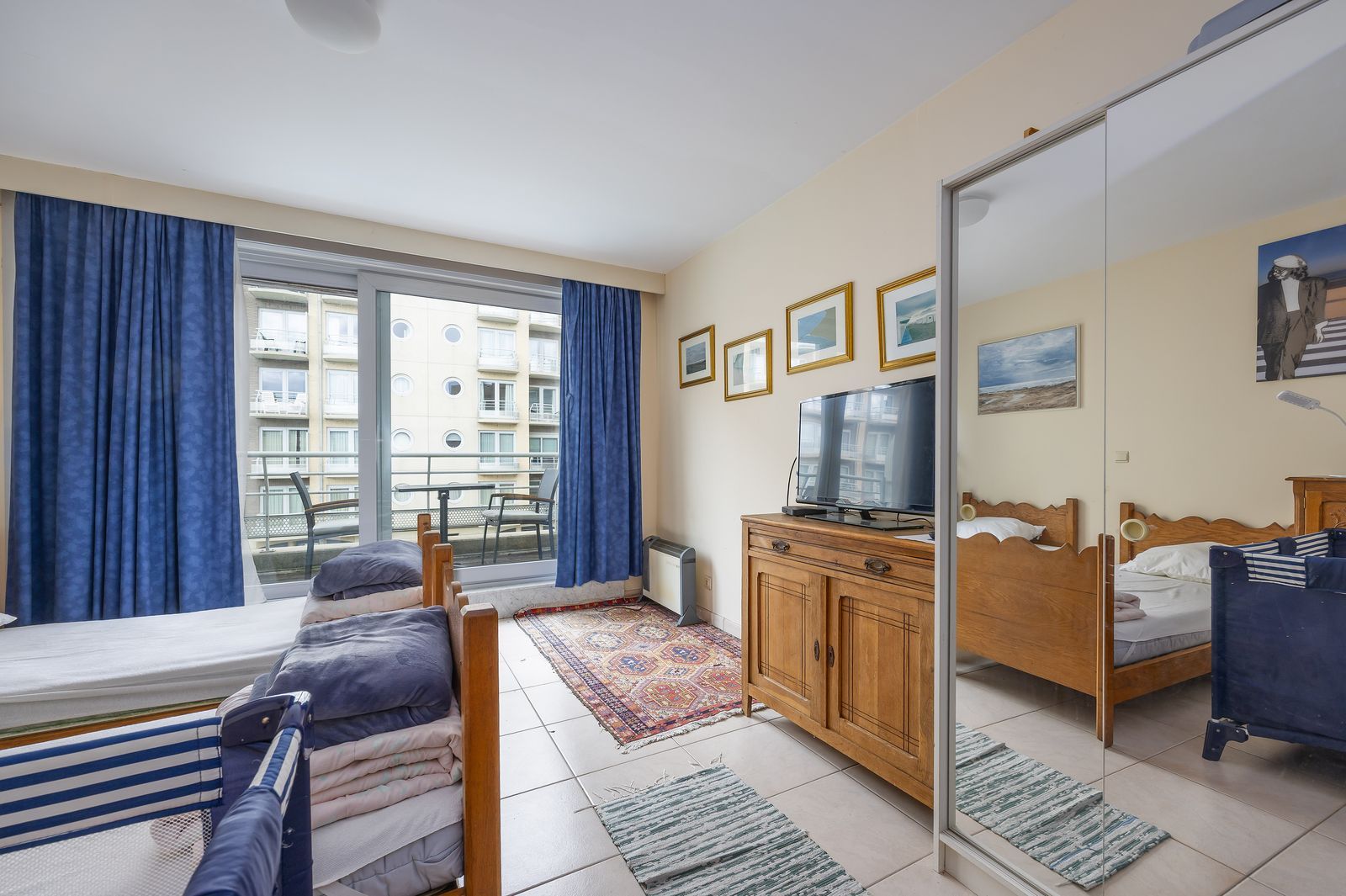 Duplex met 3 slpk en 3 terrassen pal aan zee, met zwembad in residentie ! foto 15