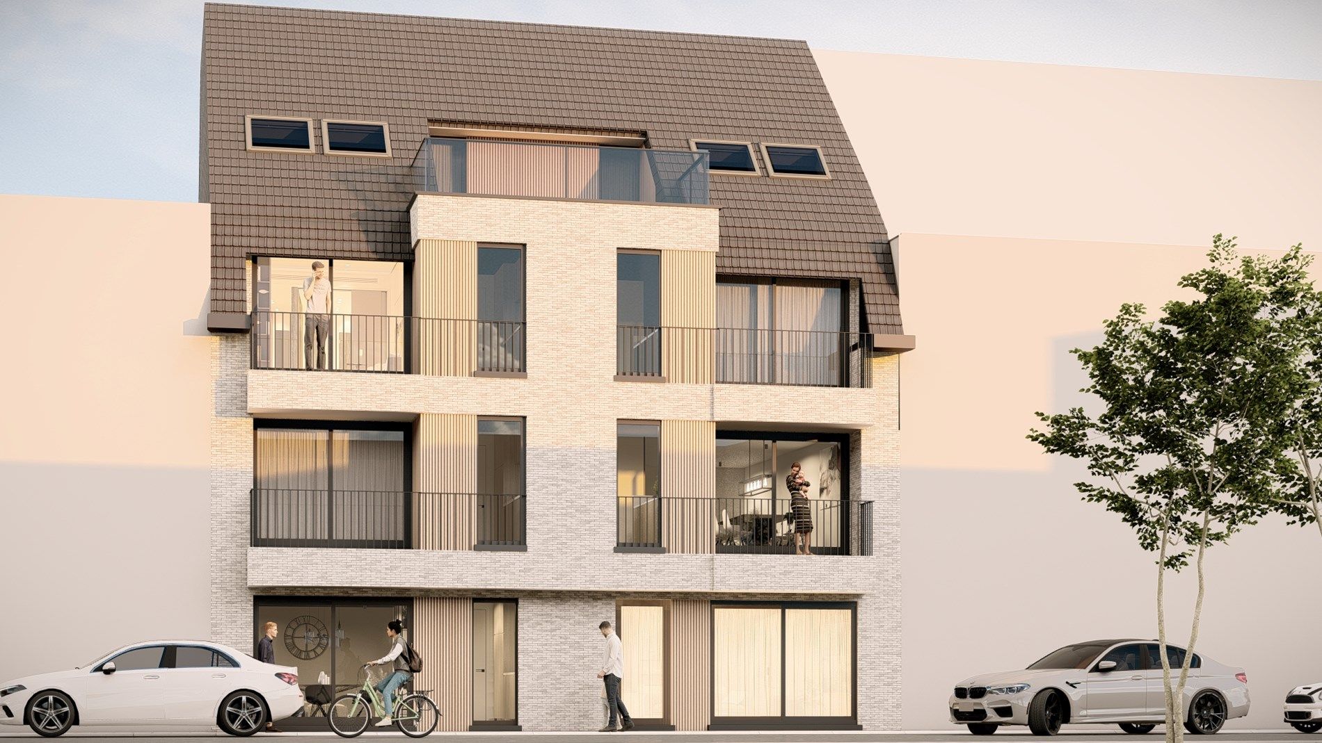 Nieuwbouw Appartementen te Koop in Centrum Gullegem, Residentie Merlijn foto 2