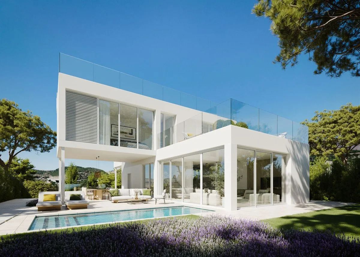 Adembenemende nieuwbouwvilla met panoramisch zicht – waar luxe en natuur samensmelten foto {{pictureIndex}}
