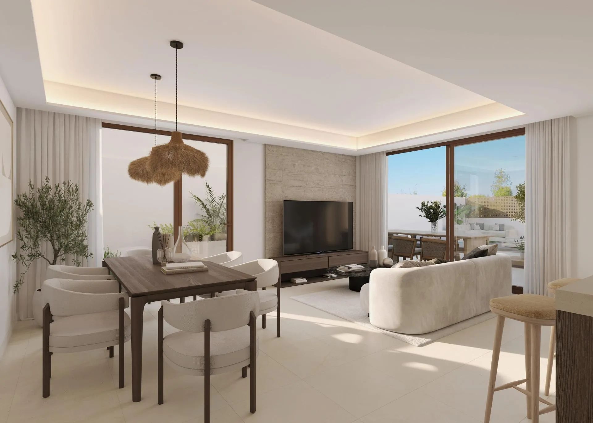 Exclusieve Ibiza-stijl villa's: luxe wonen met privé zwembad foto 2