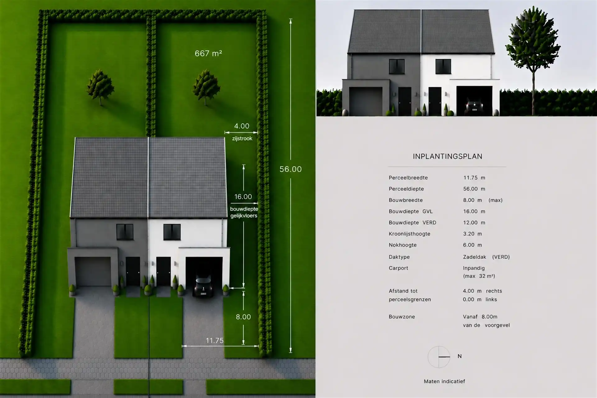 Gunstig gelegen bouwgrond van 667m² foto {{pictureIndex}}