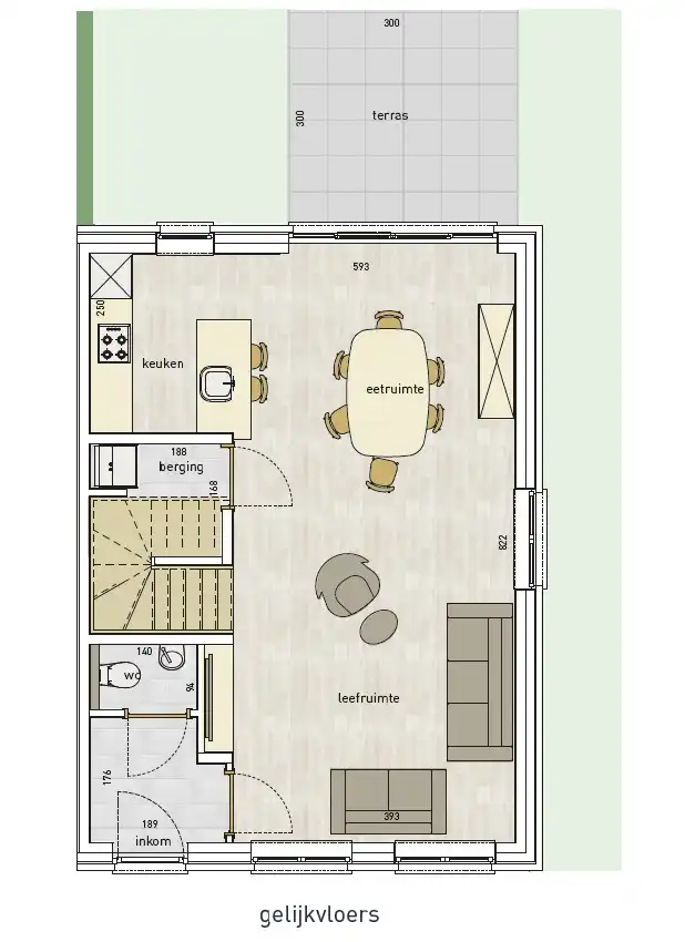 Afgewerkte halfopen bebouwing met 3 slaapkamers, tuin, terras en garage in Kerkom! - EPB A kWh/m² - bewoonbare opp. 147 m² - 6% BTW Mogelijk foto 30