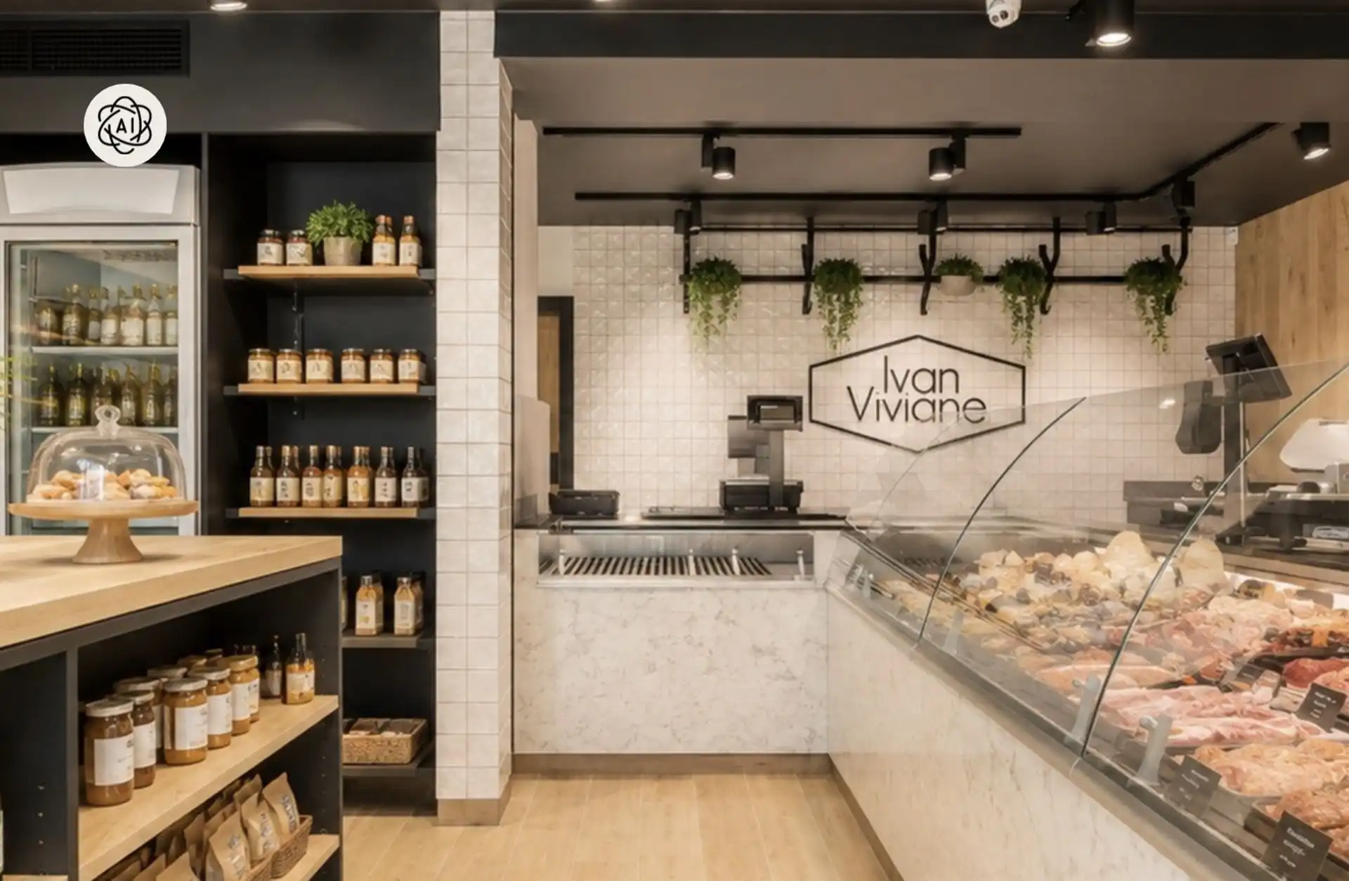 Vernieuwde handelszaak met woonst, en grote garage foto 9