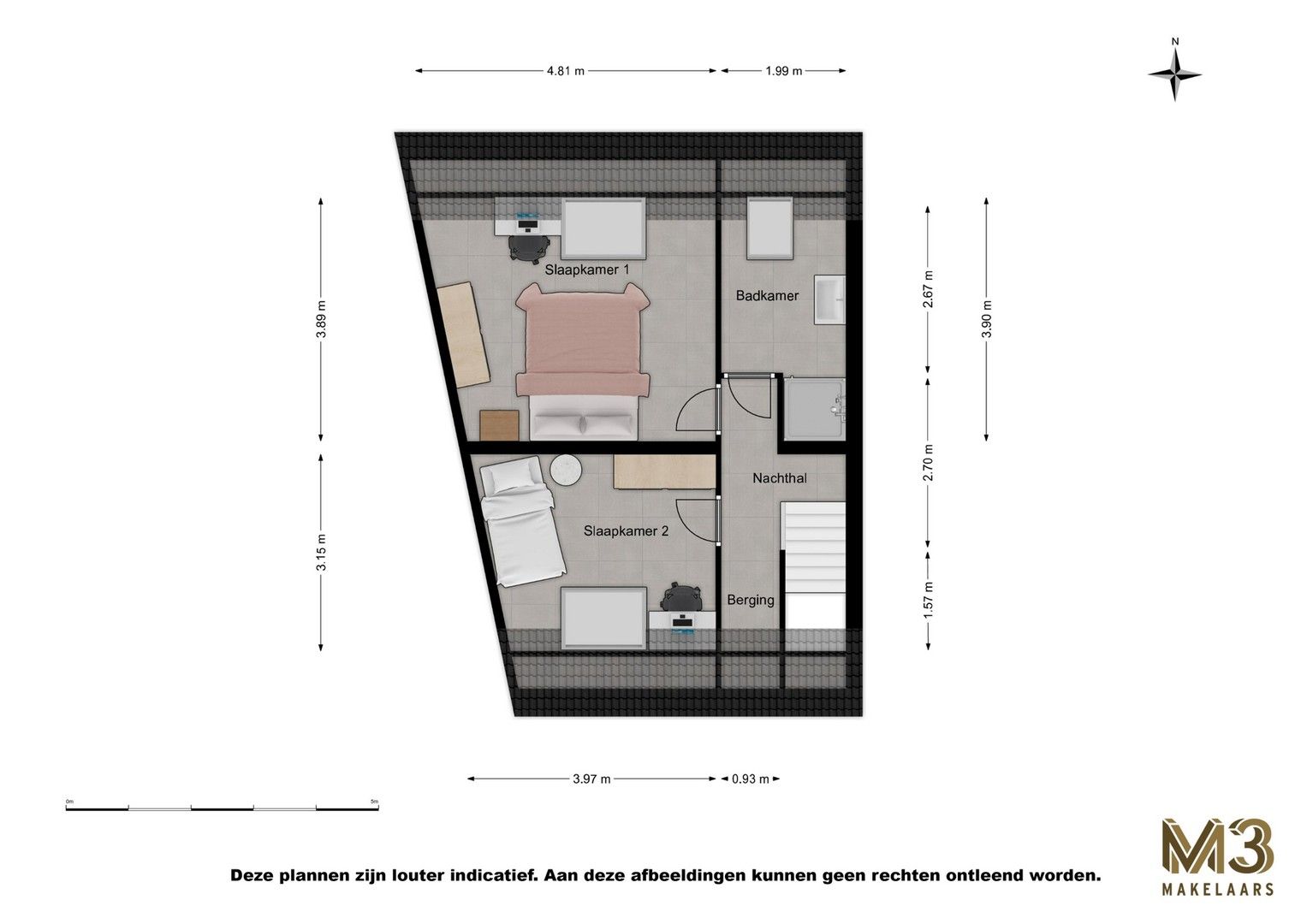 Energiezuinige twee slaapkamer duplex. foto 16