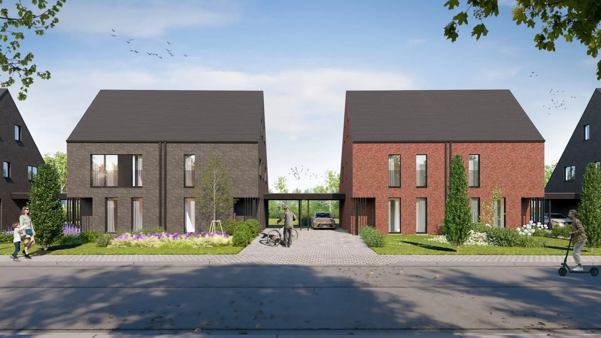 Energiezuinige halfopen bebouwing met 4 slpk’s foto {{pictureIndex}}