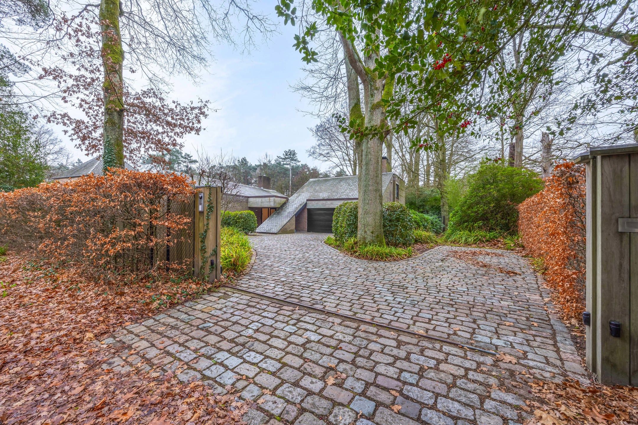 Karakterwoning met brutalistische gevel  in Hof ter Linden foto 2