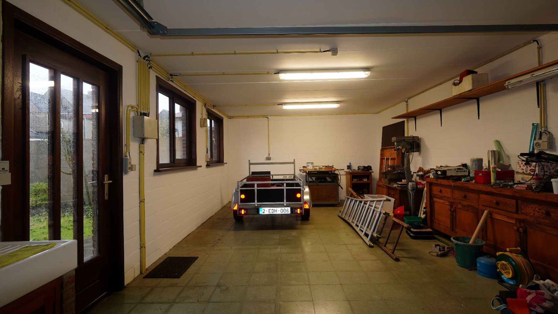 Halfopen bebouwing met veranda, garage en tuin te Lokeren foto 15