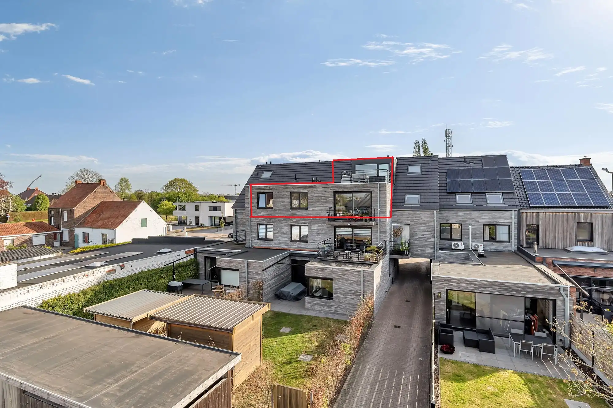 Tweeslaapkamer appartement in Machelen (Zulte) foto {{pictureIndex}}