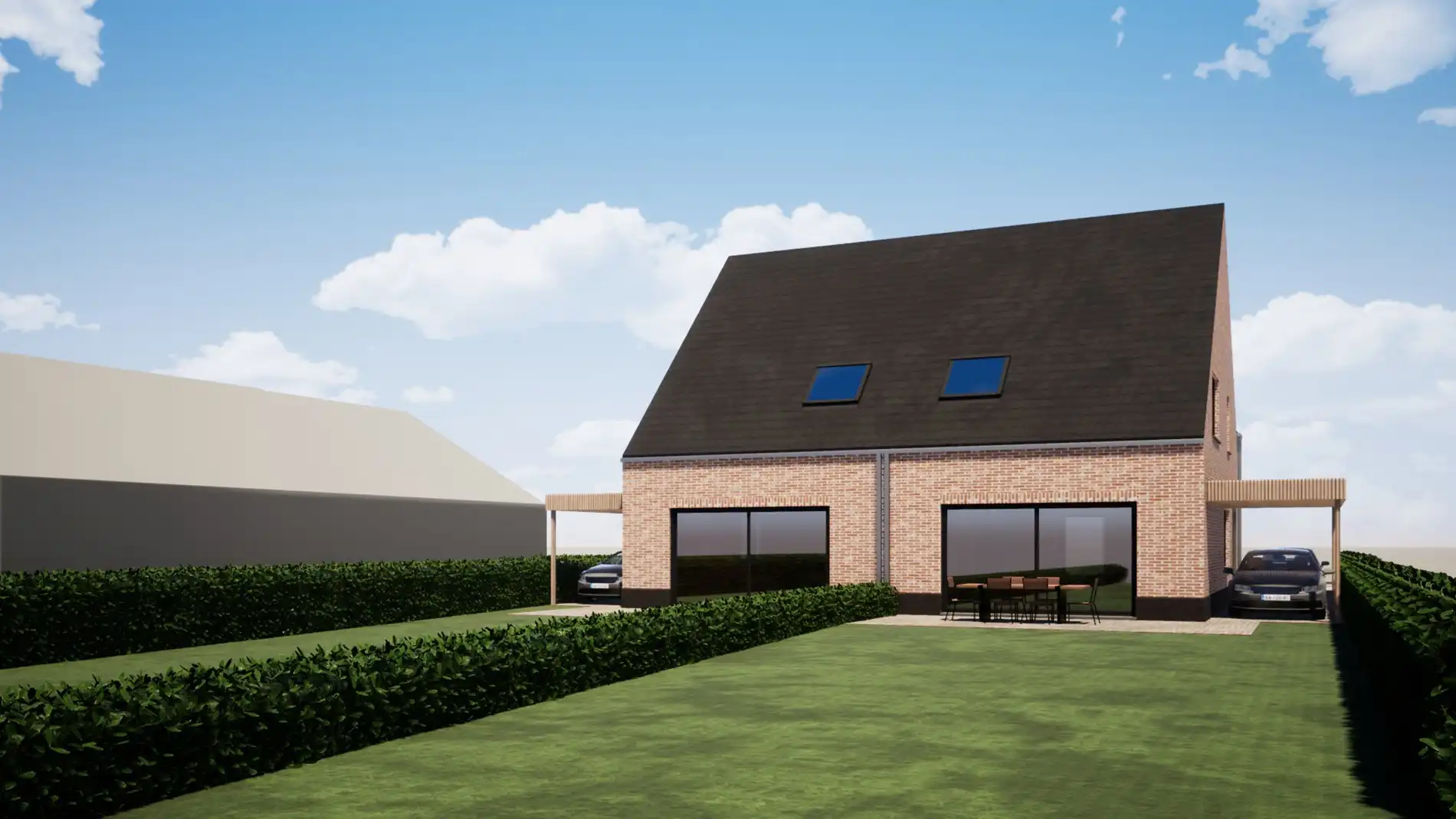 Ruime landelijke nieuwbouwwoning (563 m²) op centrale ligging nabij centrum Zedelgem foto 4