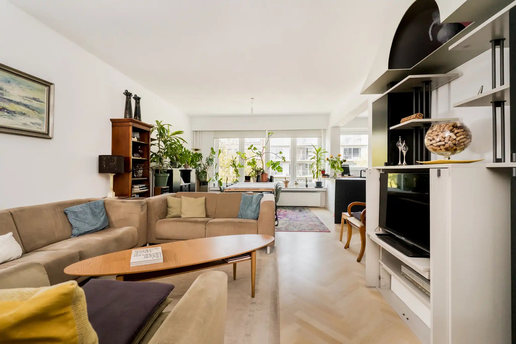 Prachtig gerenoveerd 2-slp appartement + bureel/dressing, terras én garage  foto 6