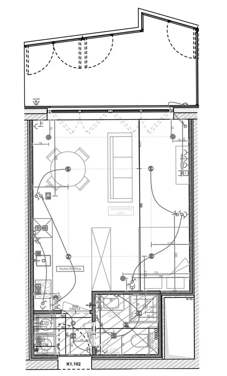 1-slaapkamer gemeubeld appartement met zicht op Schelde  foto 9
