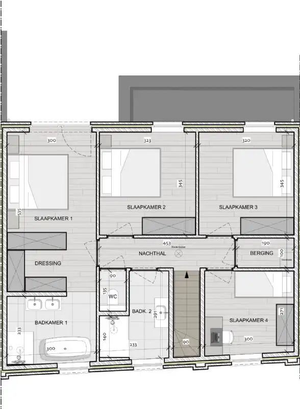 Ruime gesloten woning te koop in Deerlijk. foto 4