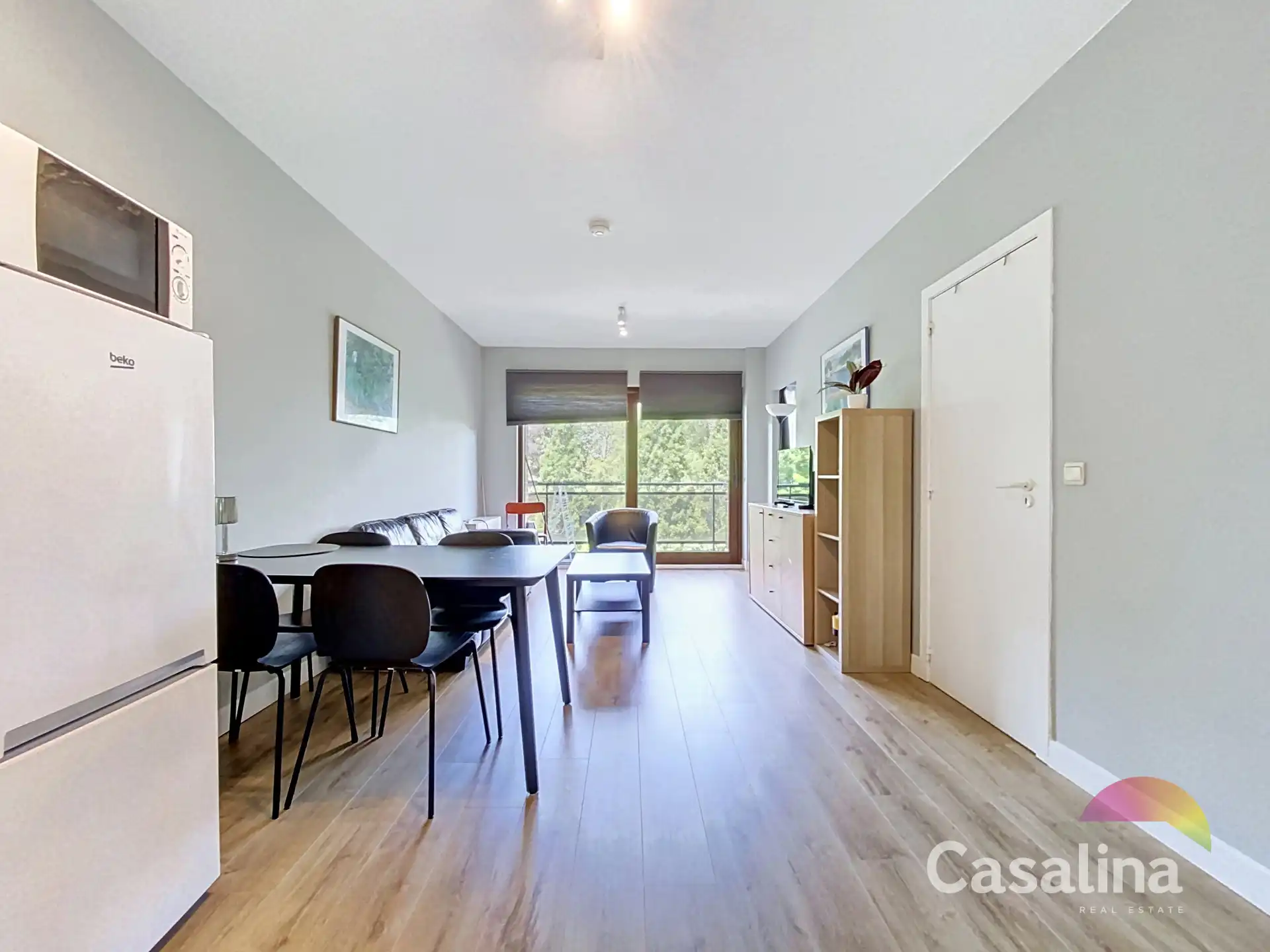 Gemeubileerd appartement, 1 slaapkamer + bureel en terras foto 4