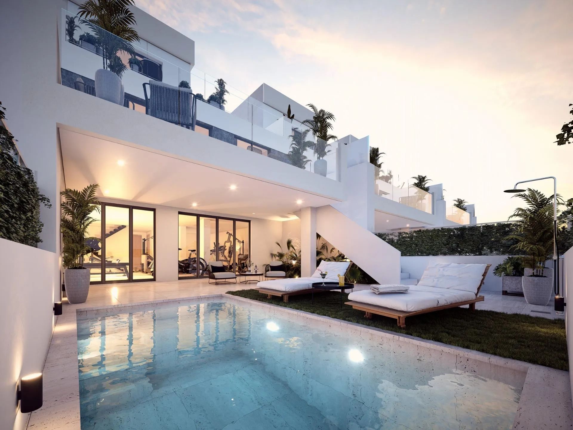 Luxe golfwoningen op korte afstand van de Mar Menor! Woningen van hoge kwaliteit aan eerste lijn van een prachtige golf foto {{pictureIndex}}