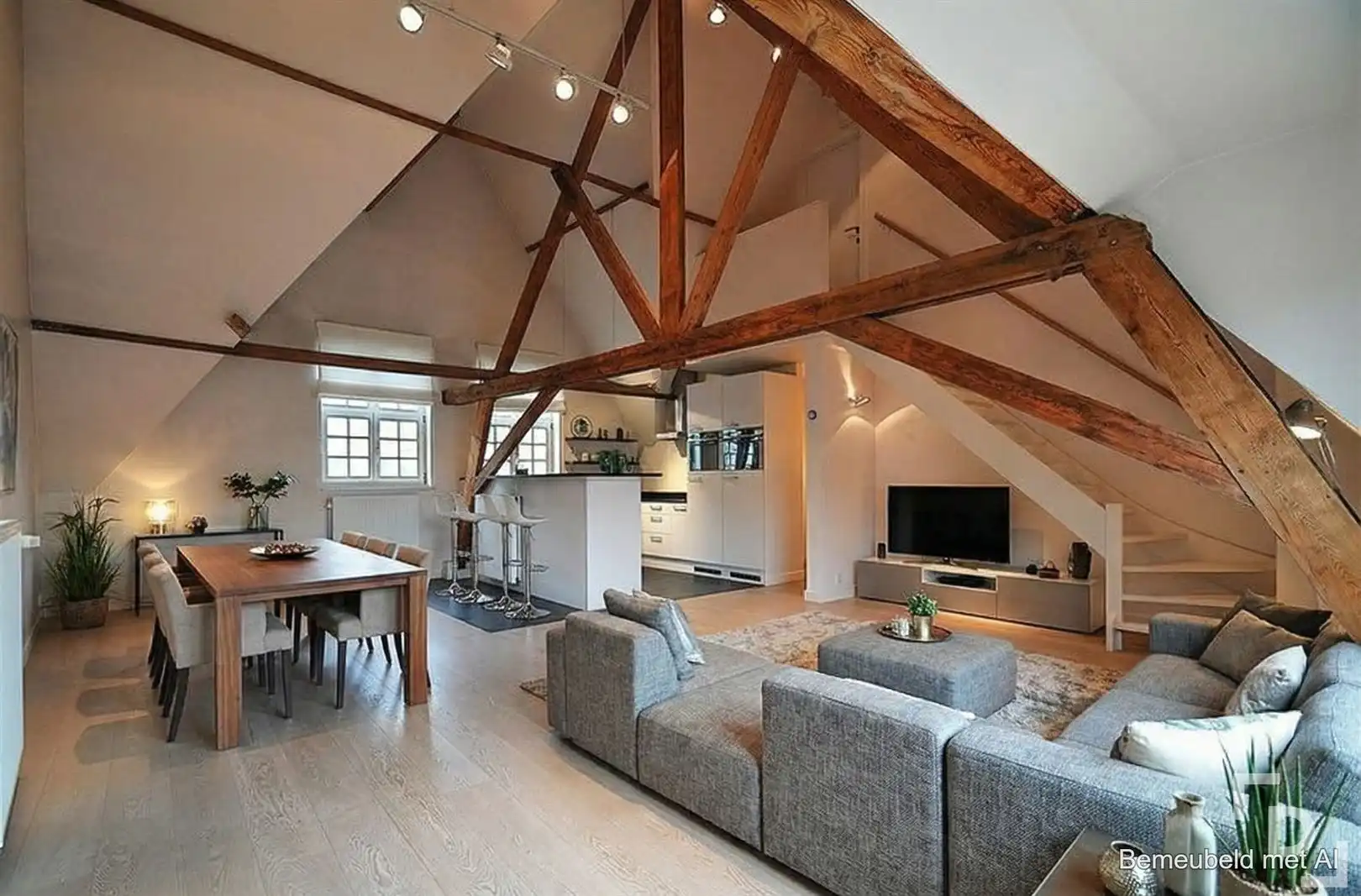 Ruim duplex appartement met garage te huur op toplocatie in Ieper foto {{pictureIndex}}