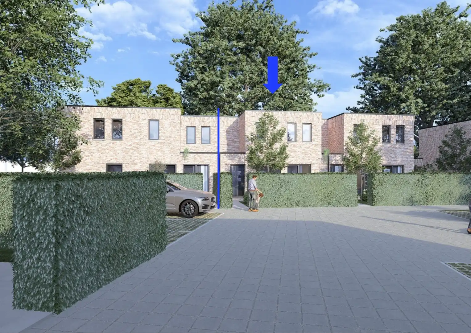 Moderne, Bijna Energie Neutrale stadswoning met private tuin in het centrum van Stokkem! foto {{pictureIndex}}