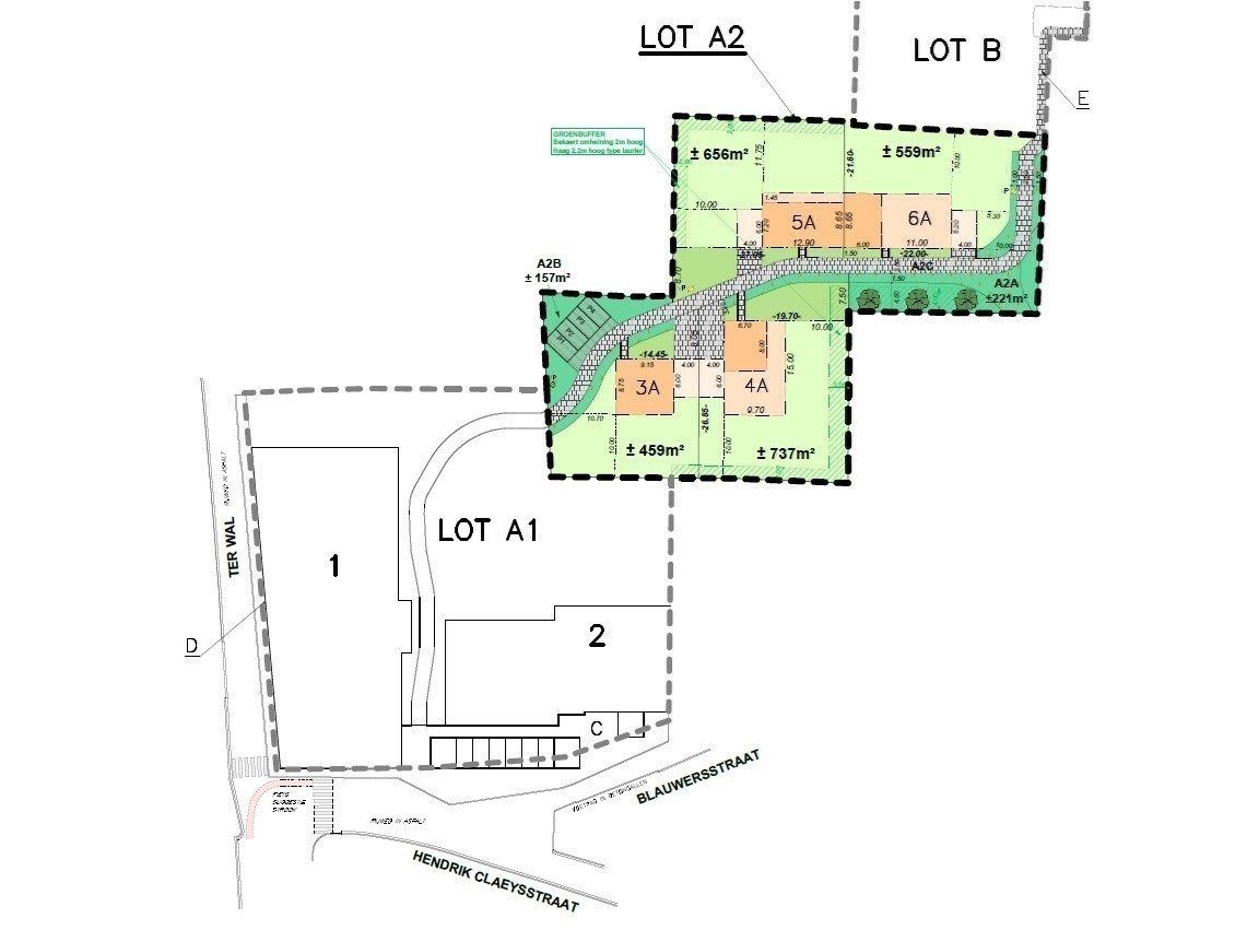 Bouwgrond voor open bebouwing met carport in rustige verkaveling  foto 3