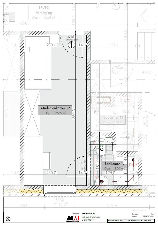 Nieuwbouw 19 studentenkamers - Unieke investeringskans in het hart van Geel foto 14