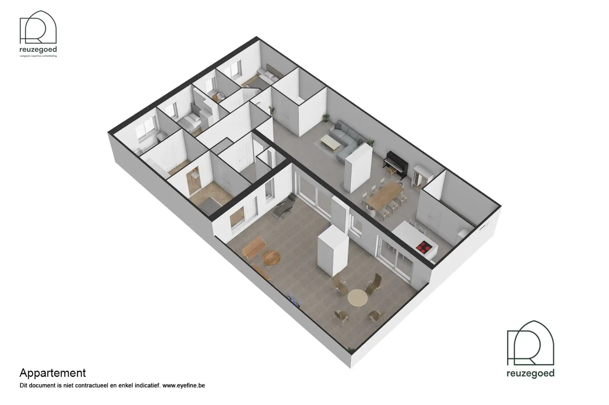 Uniek gerenoveerde penthouse (3 slaapkamers) met riant terras en prachtig zicht over Mechelen foto 34