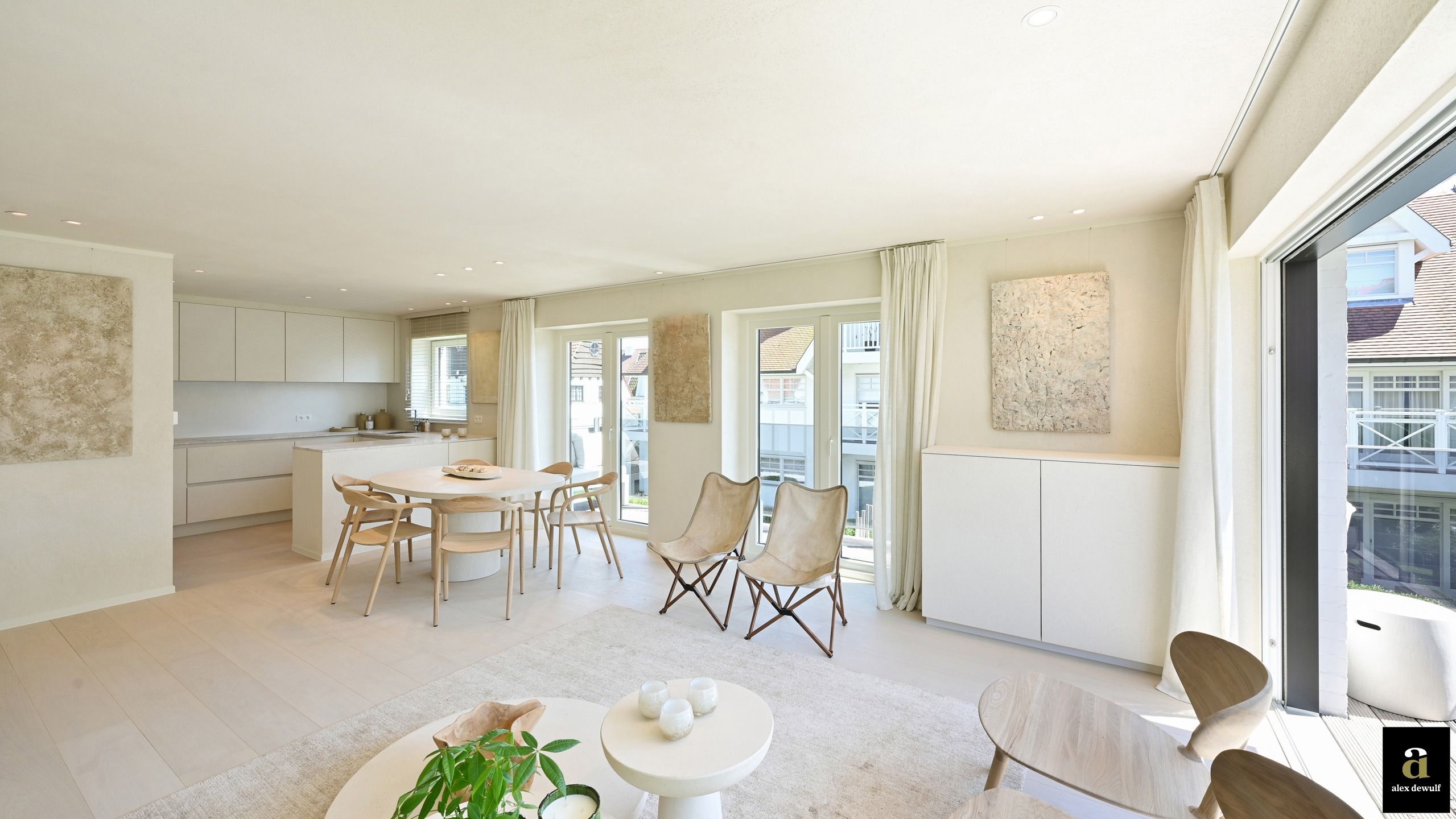 Uniek hoekappartement (3 slpk) met terrassen te Duinbergen  foto 4