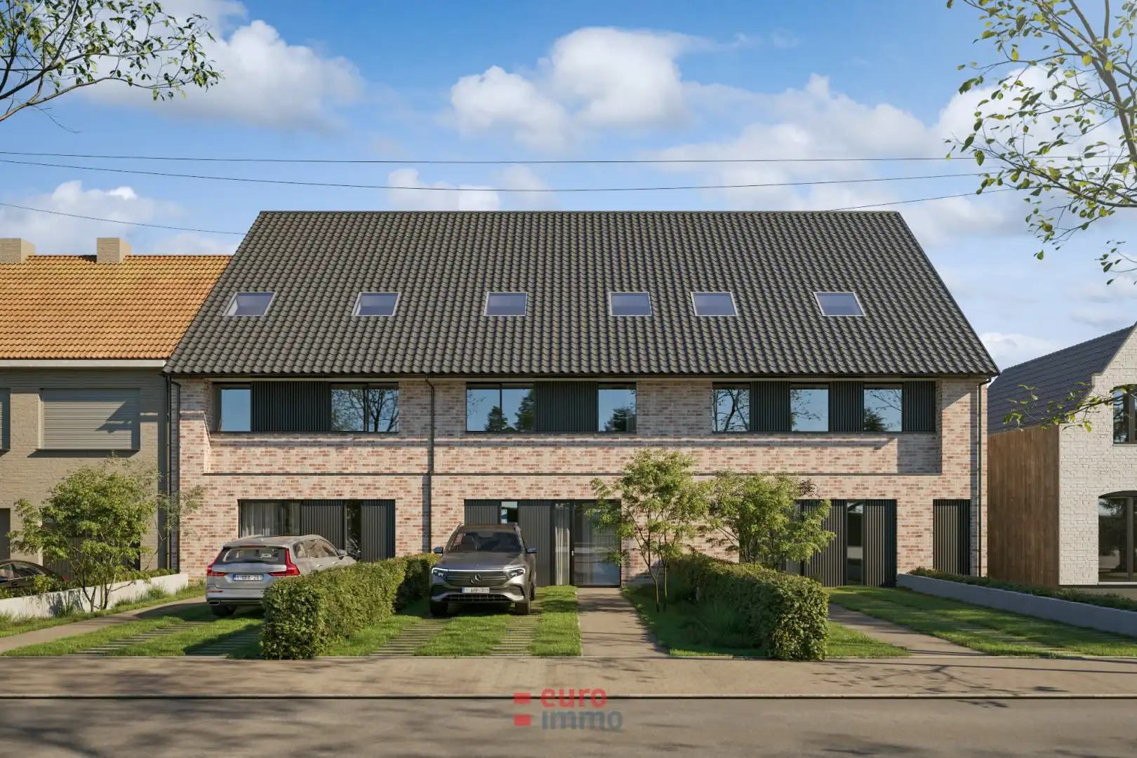 Residentieel wonen op de rand van Nieuwpoort met een uitstekende uitvalsbasis richting snelweg, op wandelafstand van centrum en natuurgebied. foto {{pictureIndex}}