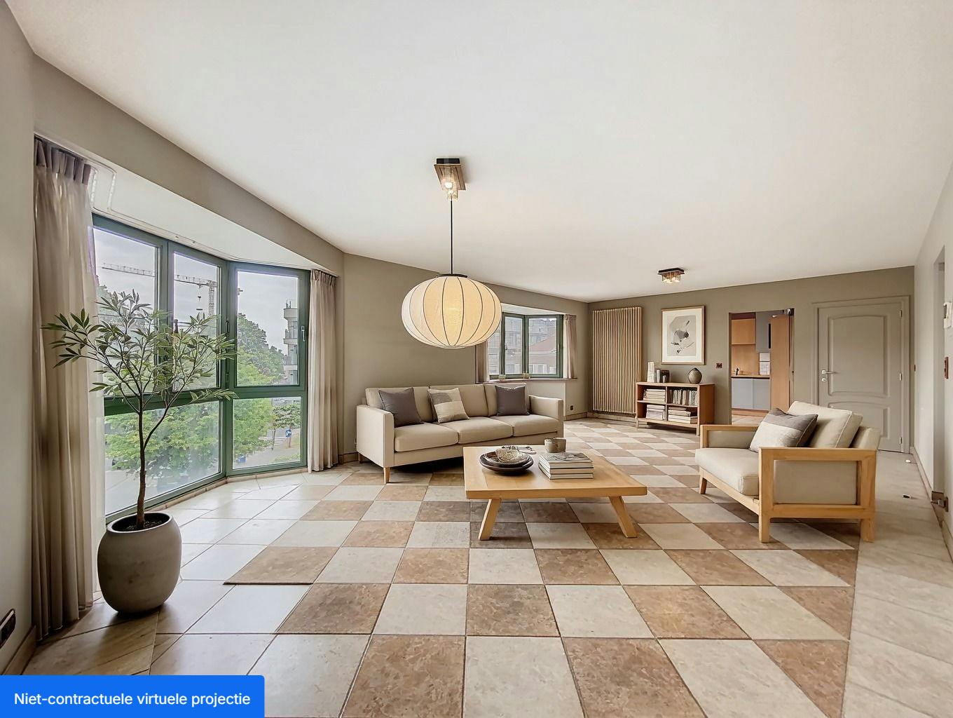 Drie slaapkamer appartement in het centrum van Aalter foto 2