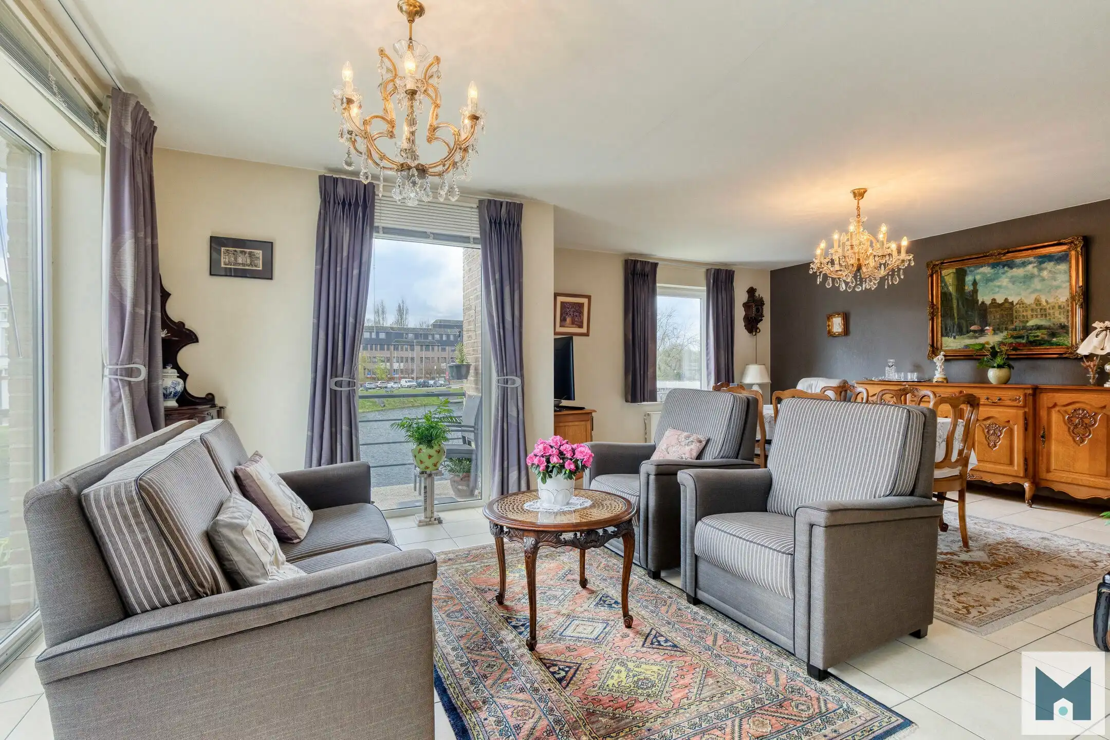 Lichtrijk app. met 2 slpks en prachtig zicht op het water! foto 5