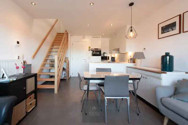 Recent duplex-appartement met één slaapkamer en slaaphoek. foto 17