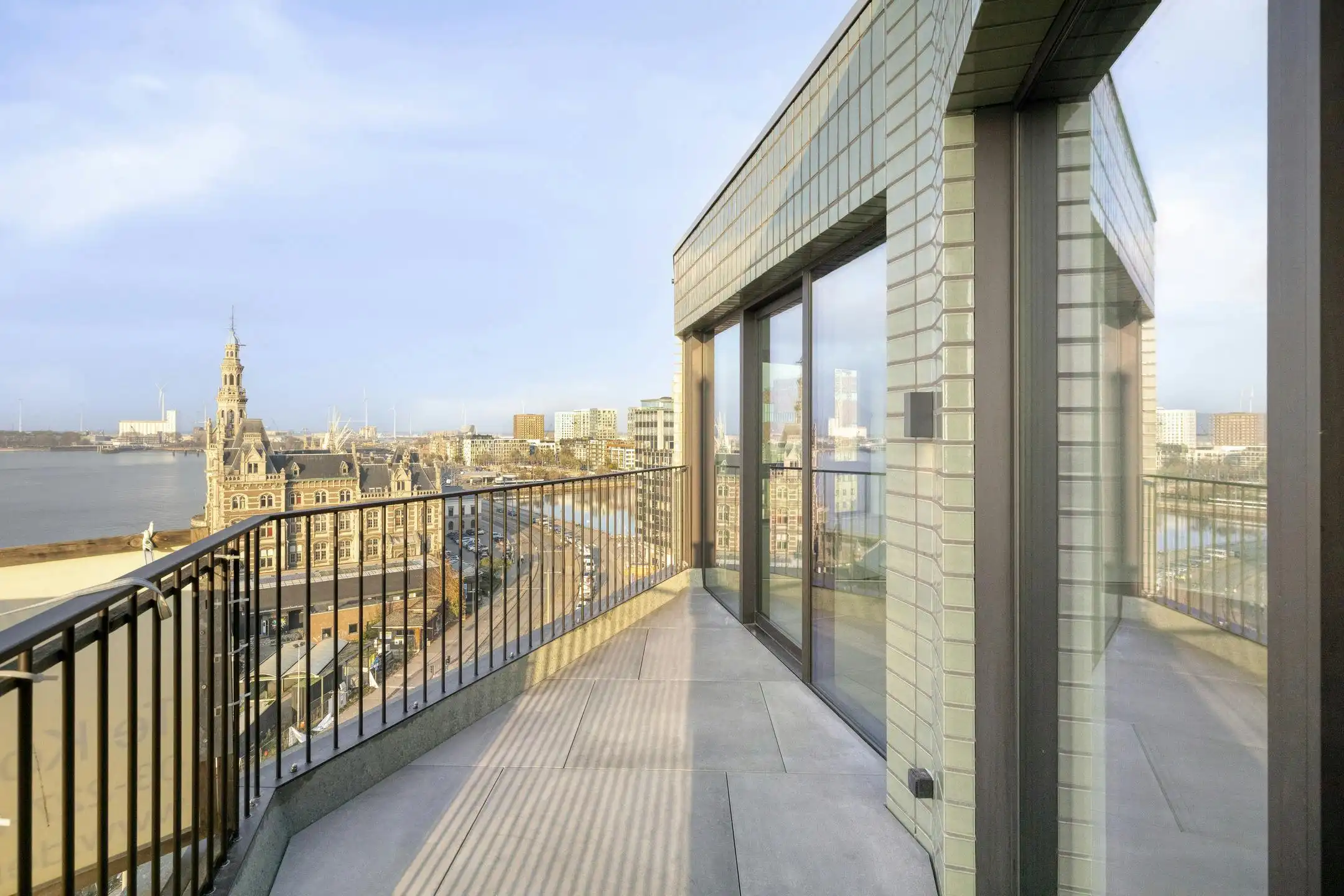Duplexpenthouse met frontaal Schelde zicht te koop in Antwerpen foto 9