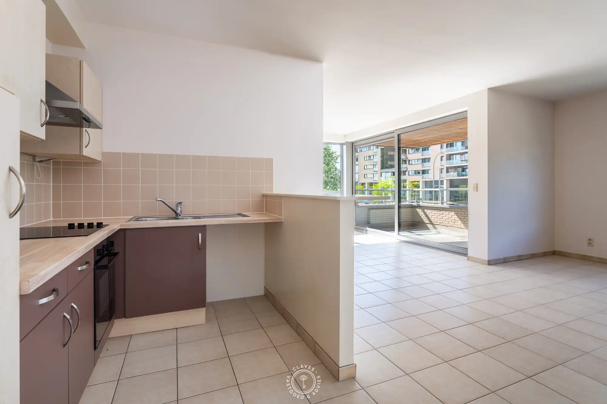 Lichtrijk hoekappartement met terras en Scheldezicht in Temse foto 4