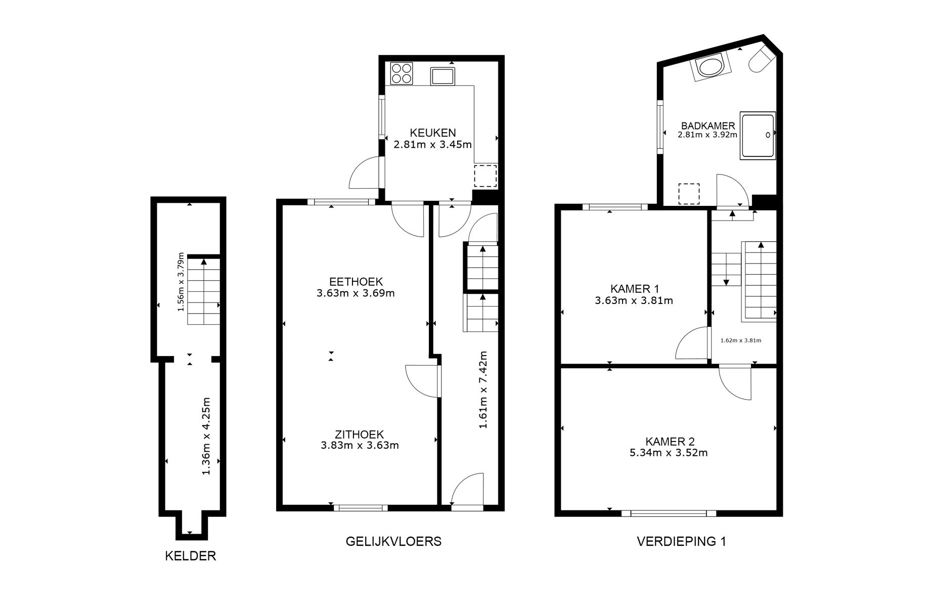  Te renoveren woning in bruisende Gentse buurt foto 15