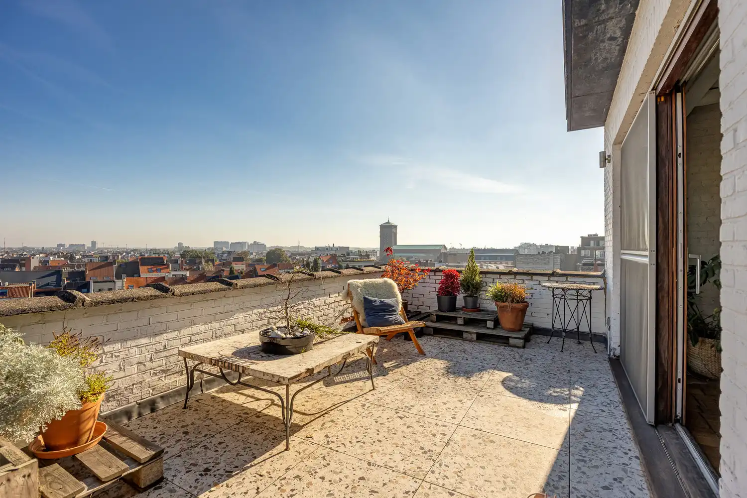 Riante duplex-penthouse met twee terrassen en zicht over heel Antwerpen foto 43