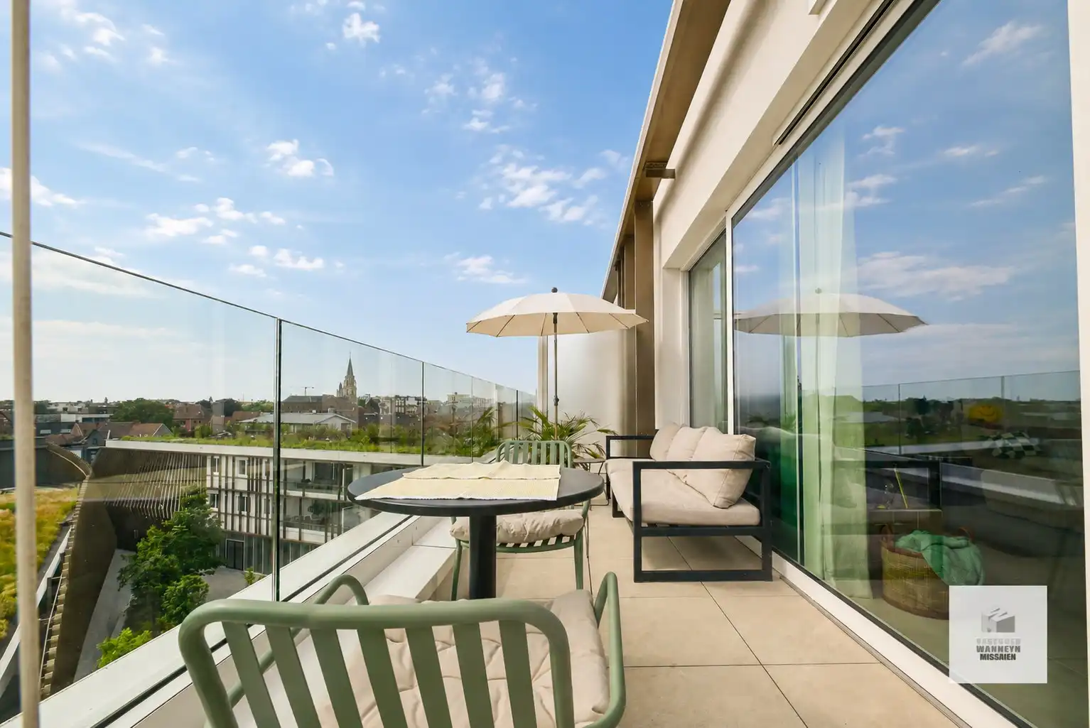 Luxueus appartement op de bovenste verdieping met panoramisch zicht over Roeselare foto 20