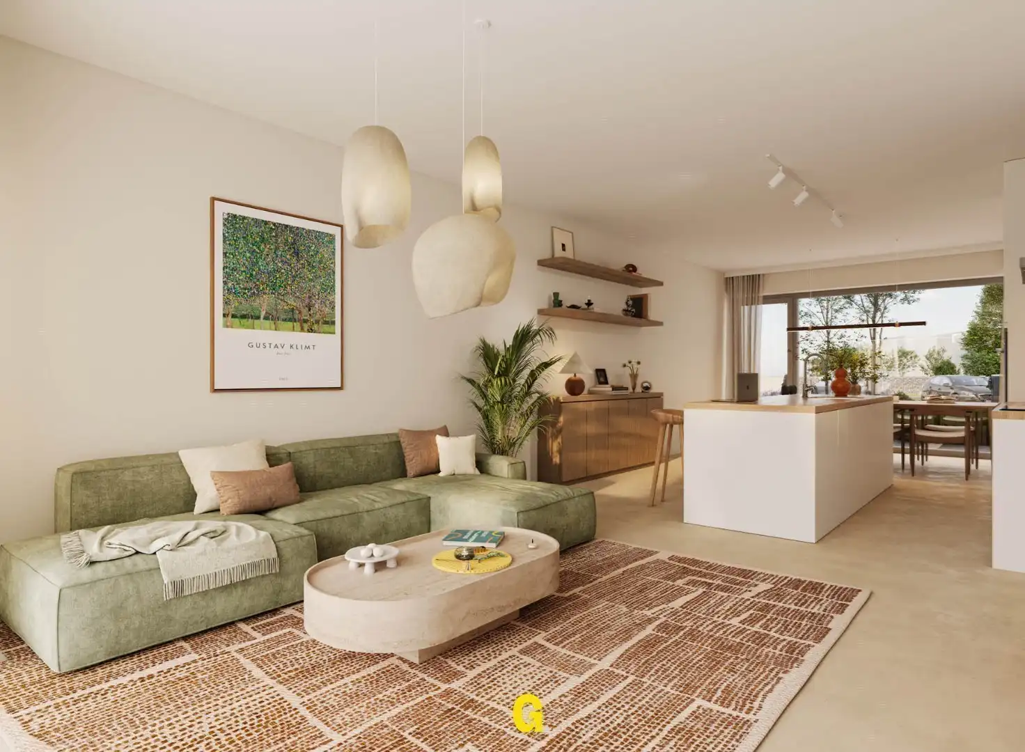 Nieuwbouwappartement op de 2de verdieping met 2 slaapkamers en dakterras met zicht op de tuin, in res. de Boomgaard vlakbij het centrum van Hoeselt foto 6