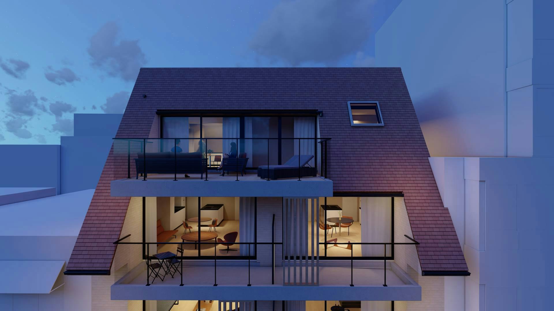 Nieuwbouwappartement met twee slaapkamers te koop in Middelkerke! foto 4