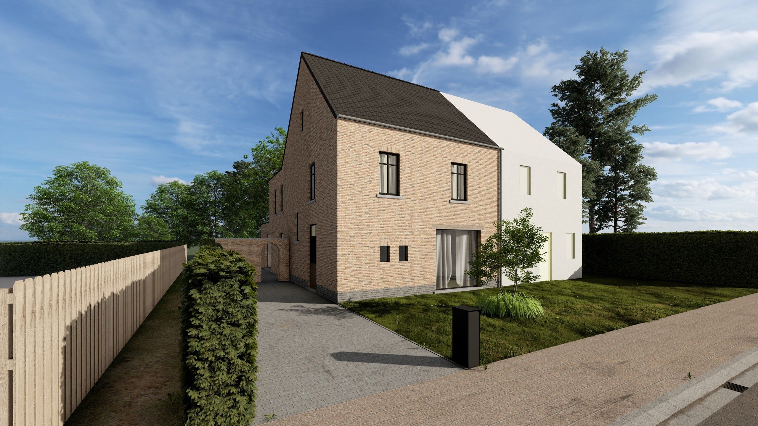 Bouwgrond voor halfopen bebouwing op 704 m² foto {{pictureIndex}}