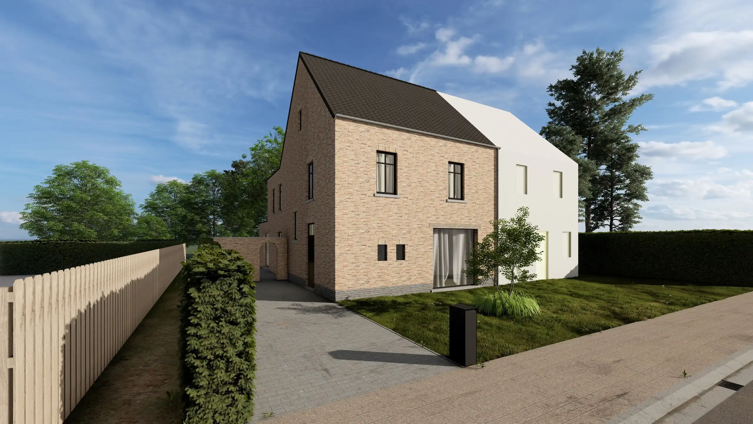 Bouwgrond voor halfopen bebouwing op 704 m² foto {{pictureIndex}}