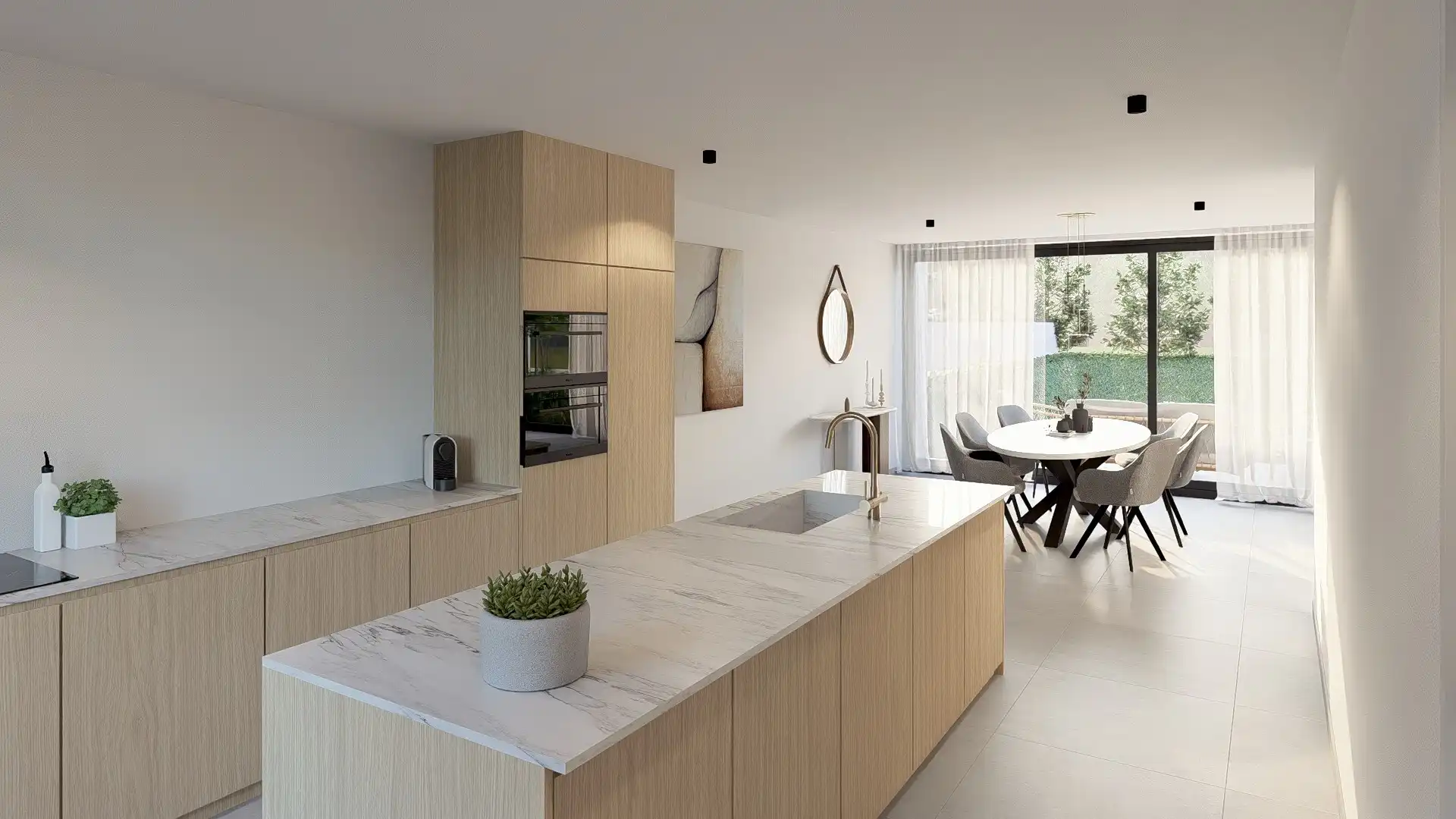 Nieuwbouwwoning op 2a76ca met 2 slpk's en overdekte carport te Maasmechelen foto 15