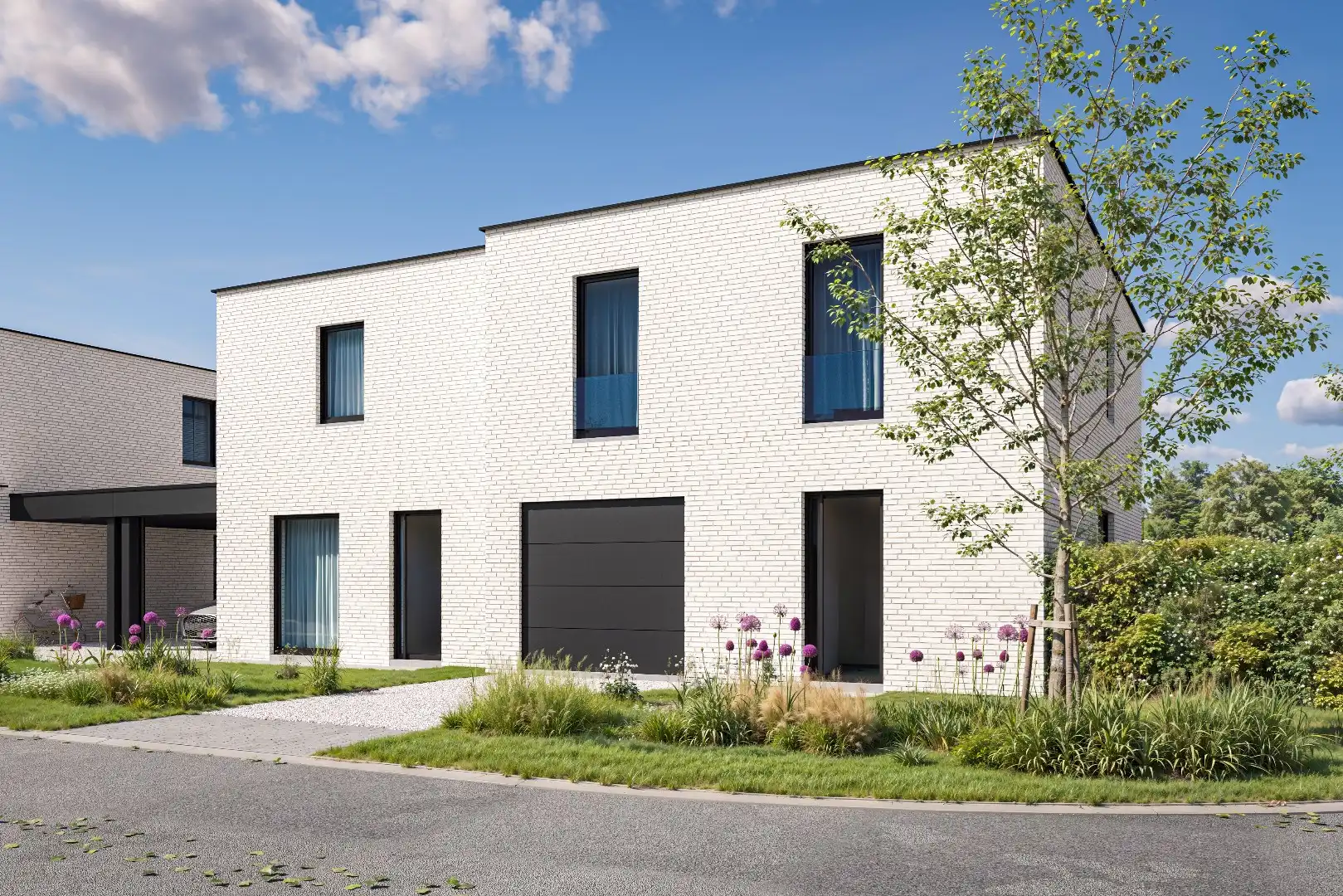 Moderne & energiezuinige alleenstaande nieuwbouwwoning in Waregem foto {{pictureIndex}}
