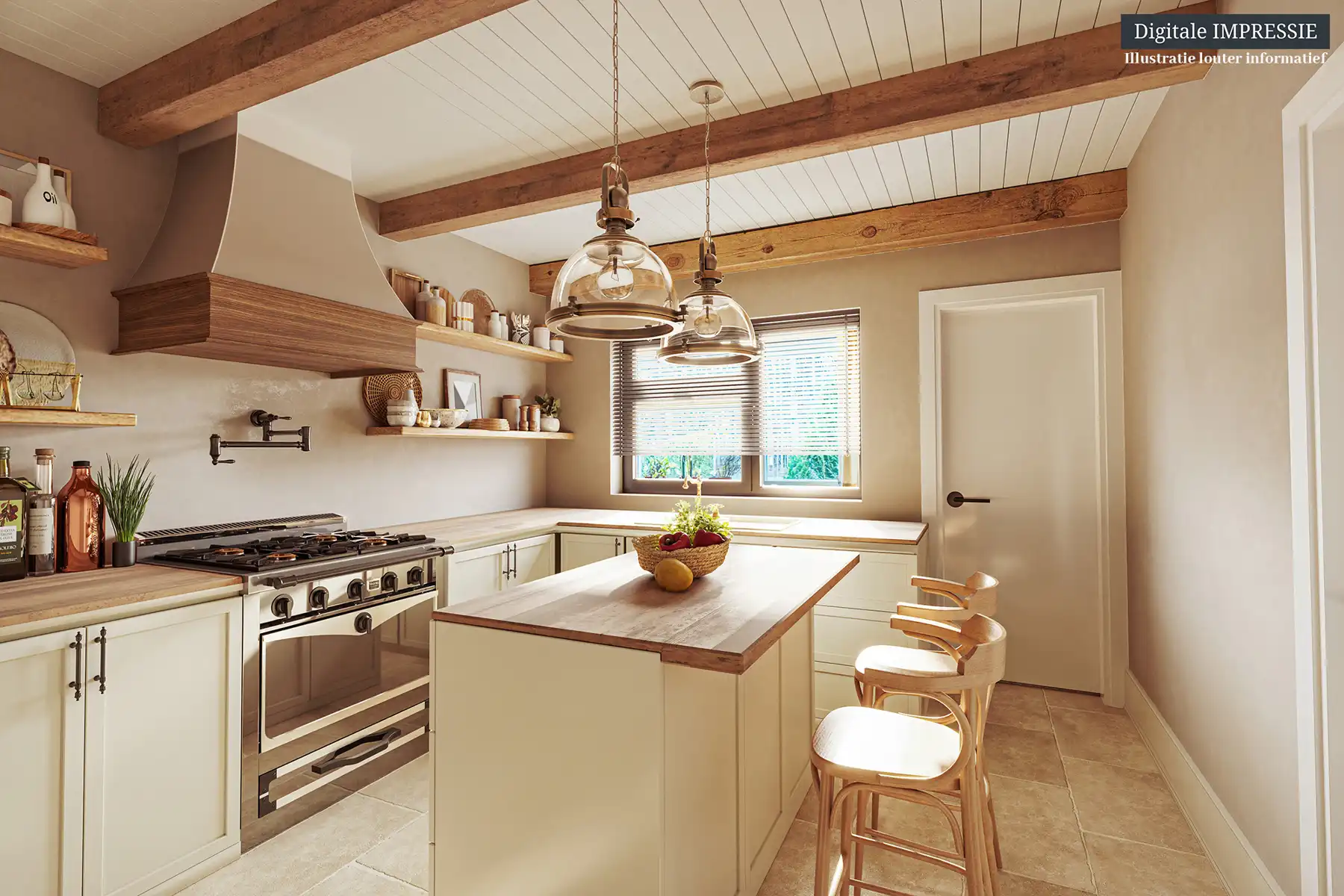 Charmante laagbouwvilla omgeven door permanente weilanden foto 12