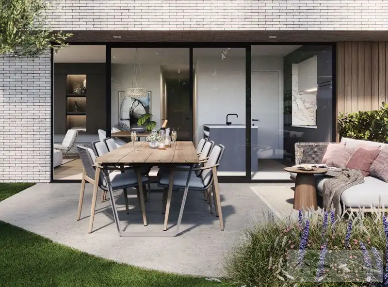 Gelijkvloers appartement - 2slpk - mogelijk 6%BTW foto 5