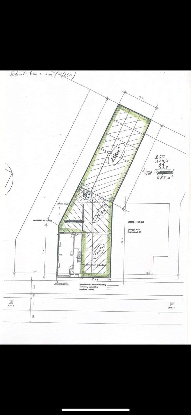 Magazijn (400m²) met bureel te Hulste foto 3