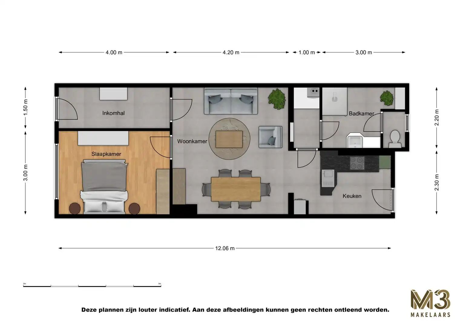Gelijkvloers appartement met tuin foto 19