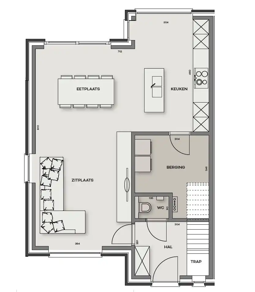 Halfopen karaktervolle nieuwbouwwoning met dubbele garage en tuin. ( 6%btw mogelijk ) foto 15