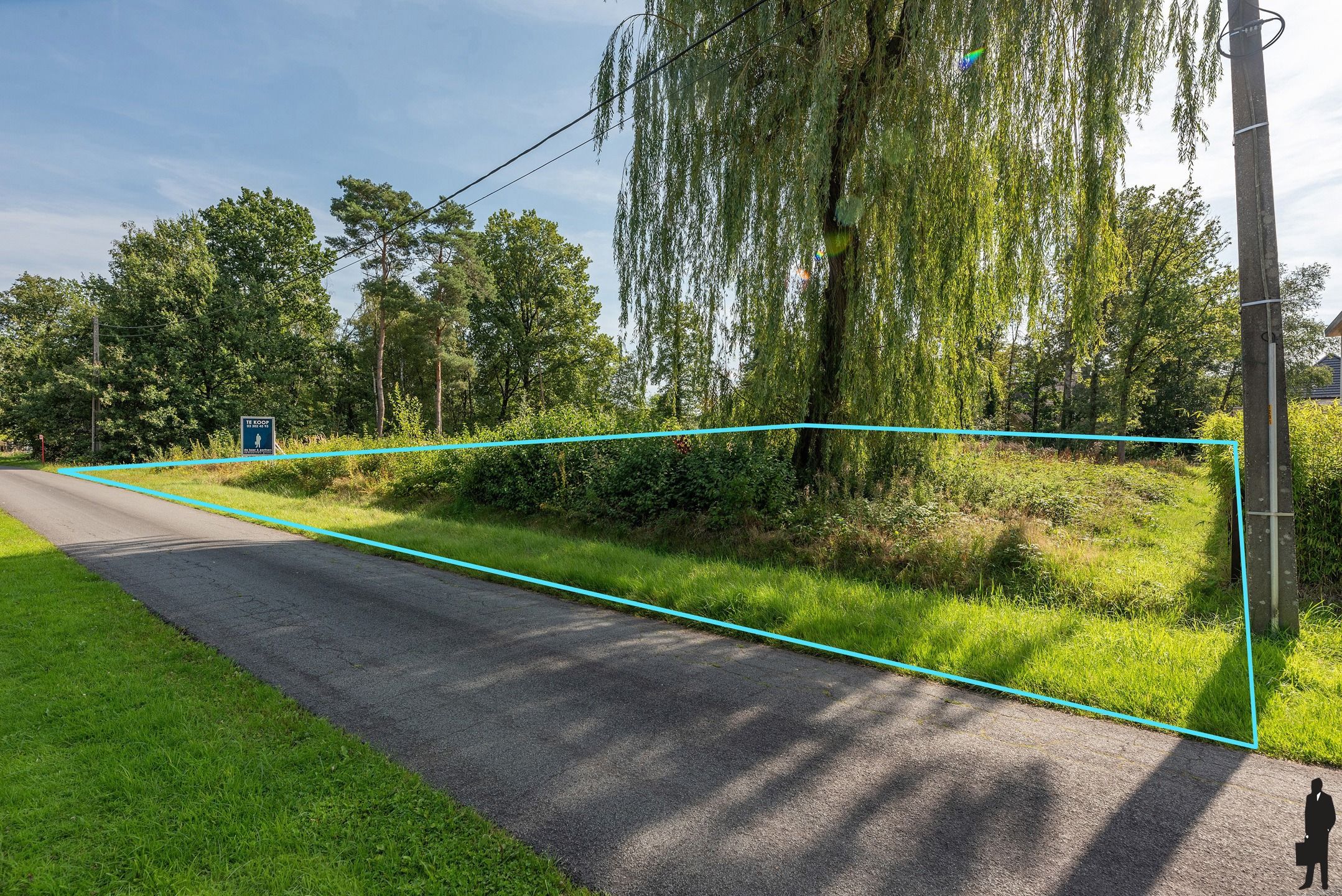 Zuidgeoriënteerde bouwgrond van ca. 2.502 m² te Oostmalle foto 2