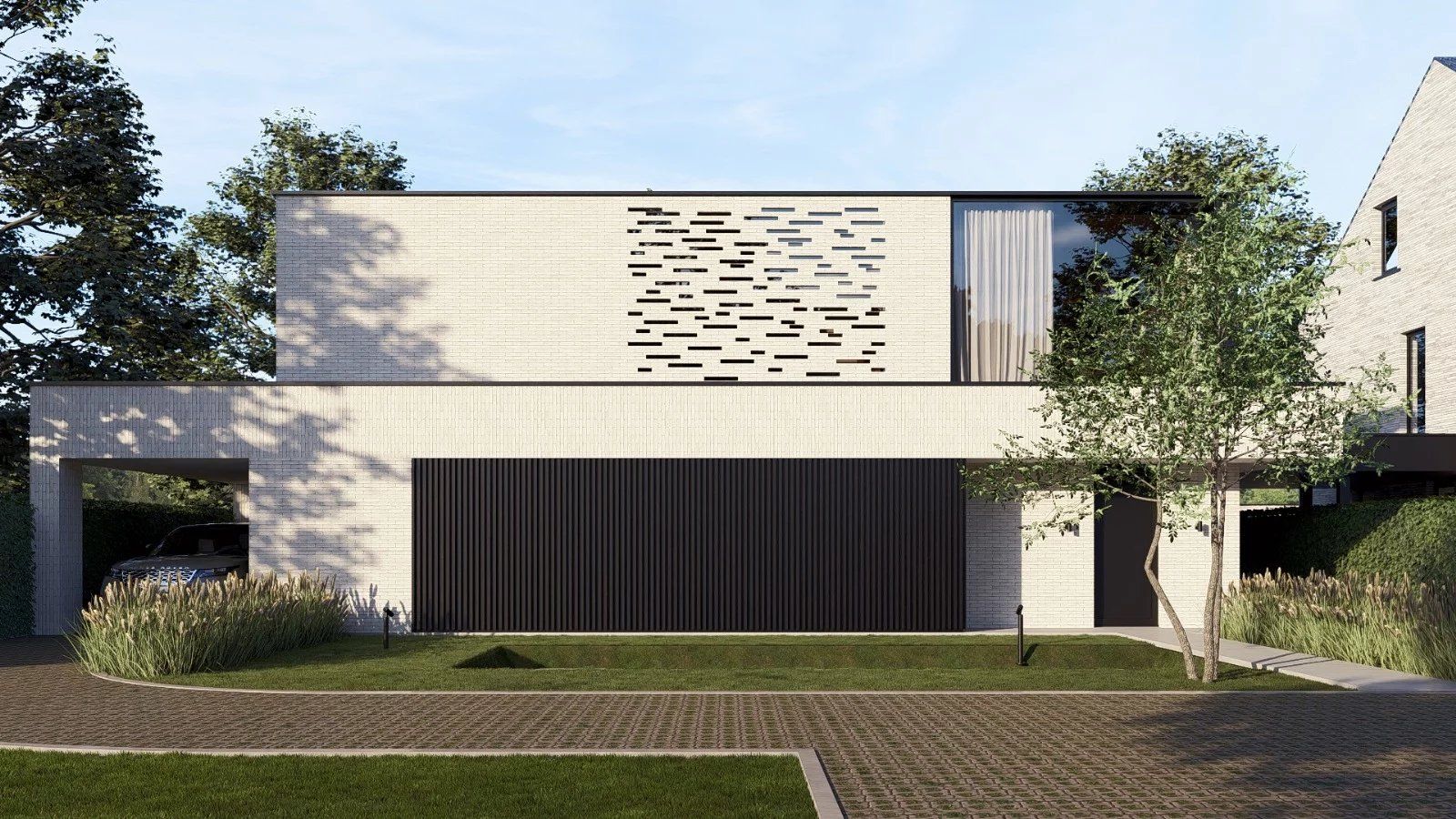 LOT 1 - UNIEKE MODERNE NIEUWBOUWWONING MET 3 SLPK IN BEGIJNENDIJK foto 3