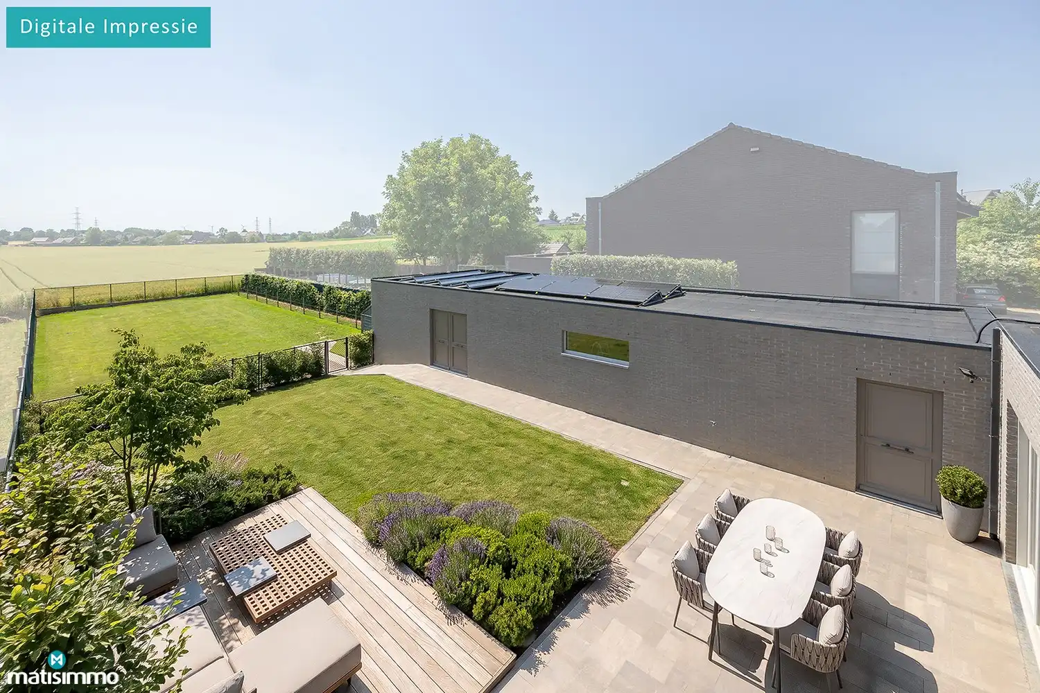GROTENDEELS GERENOVEERDE EN ENERGIEZUINIGE GEZINSWONING MET ZUIDGERICHTE TUIN VAN 832M² EN GARAGE VAN 73 M² foto 29