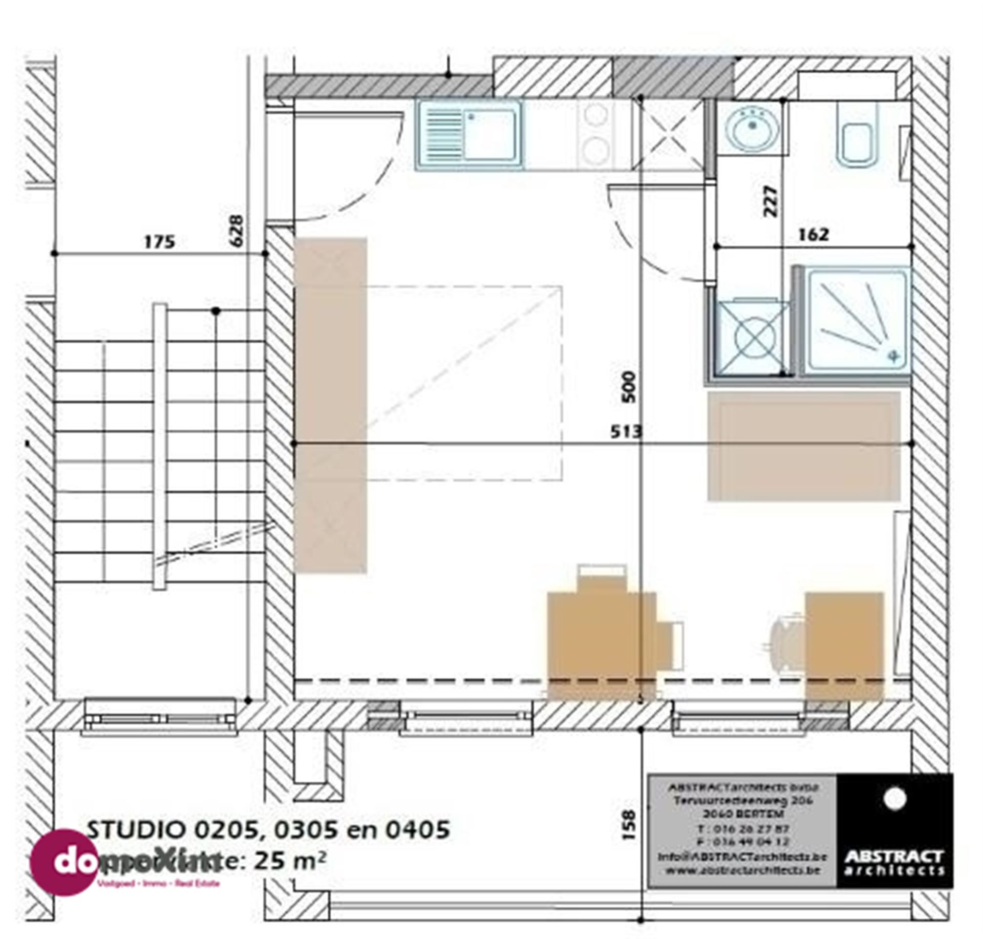 Moderne gemeubelde studio, geschikt voor één persoon, in het centrum van Leuven  foto 9