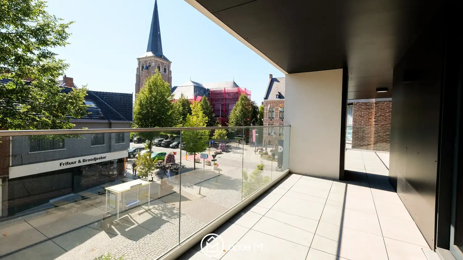 Te huur energiezuinig BEN-appartement met terras, 3 slpk in centrum Diepenbeek foto {{pictureIndex}}