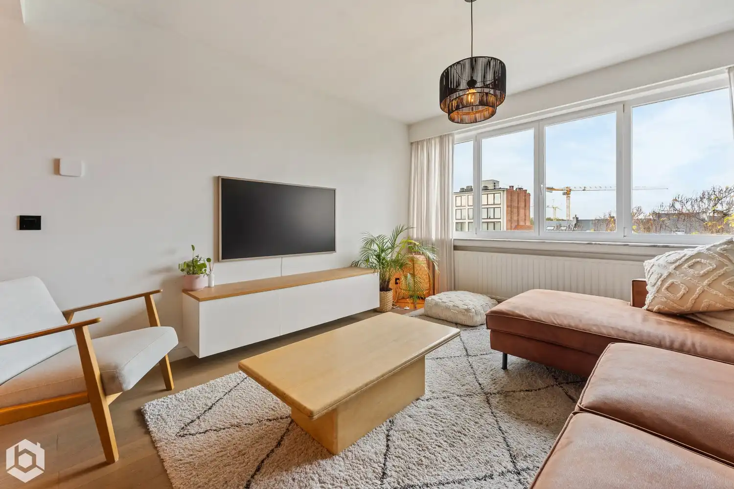 Korte termijn verhuur prachtig 2 slpkr appartement met uniek zicht op Mechelen foto 2